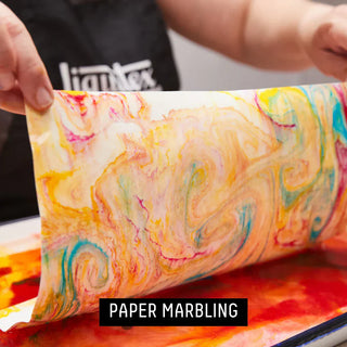 PAPER MARBLING EFFECT