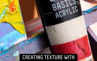 CREATING TEXTURE WITH BASICS COARSE TEXTURE MEDIUM