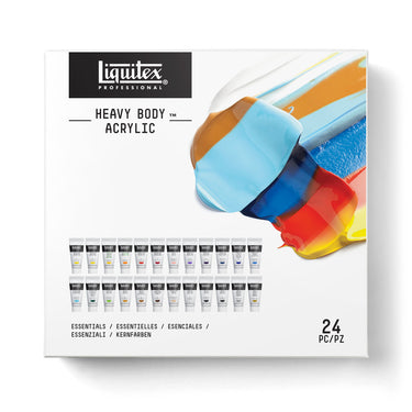 LQX PRO HEAVY BODY ACRYLIC 24X22ML SET