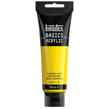 LQX BASICS ACRYLIC 118ML 045 TRANSPARENT YELLOW 887452049883 [ROW]