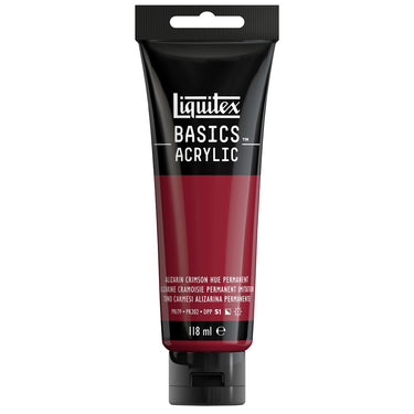LQX BASICS ACRYLIC 118ML 116 ALIZARIN CRIMSON HUE PERMANENT 887452049388 [ROW]