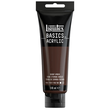LQX BASICS ACRYLIC 118ML 128 BURNT UMBER 887452049401 [ROW]