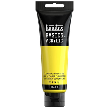 LQX BASICS ACRYLIC 118ML 159 CADMIUM YELLOW LIGHT HUE 887452049425 [ROW]