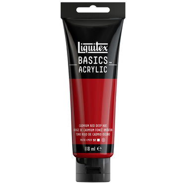 LQX BASICS ACRYLIC 118ML 311 CADMIUM RED DEEP HUE 887452049494 [ROW]