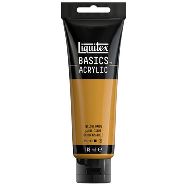 LQX BASICS ACRYLIC 118ML 416 YELLOW OXIDE 887452049579 [ROW]