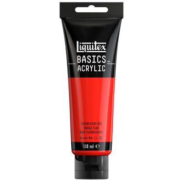 LQX BASICS ACRYLIC 118ML 983 FLUORESCENT RED 887452049982 [ROW]