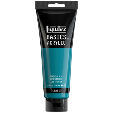 LQX BASICS ACRYLIC 250ML 046 TURQUOISE BLUE 887452052982 [ROW]
