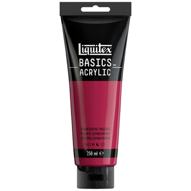 LQX BASICS ACRYLIC 250ML 114 QUINACRIDONE MAGENTA 887452052654 [ROW]