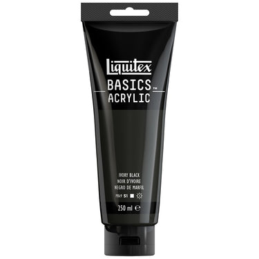 LQX BASICS ACRYLIC 250ML 244 IVORY BLACK 887452052746 [ROW]