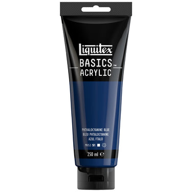 LQX BASICS ACRYLIC 250ML 316 PHTHALOCYANINE BLUE 887452052784 [ROW]