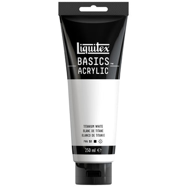 LQX BASICS ACRYLIC 250ML 432 TITANIUM WHITE 887452052821 [ROW]