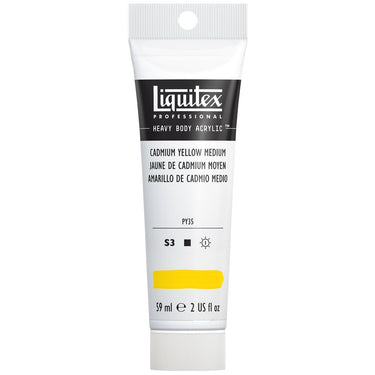 LQX HEAVY BODY ACRYLIC 59ML 161 CADMIUM YELLOW MEDIUM 887452051718 [ROW]