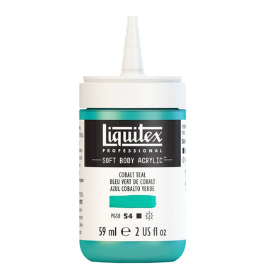 LQX SOFT BODY ACRYLIC 59ML CAP OFF 172 COBALT TEAL 887452054481 [ROW]