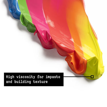 LQX PRO HEAVY BODY ACRYLIC 6X59ML FLUORESCENT SET [THICKNESS]