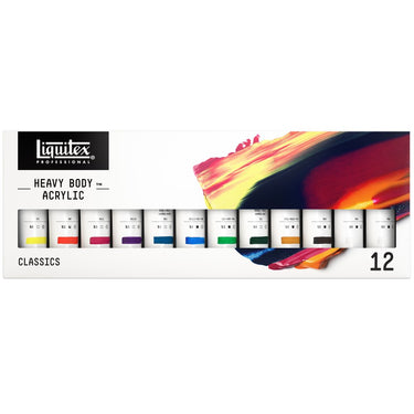LQX HEAVY BODY ACRYLIC 12X59ML CLASSICS SET [DHI] 887452997467