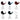LQX PRO HEAVY BODY ACRYLIC 6X59ML MUTED SET [COLOR CHART]  887452032090
