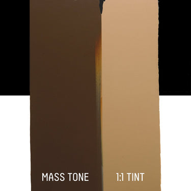 LQX HEAVY BODY ACRYLIC 331 RAW UMBER [DRAWDOWN]