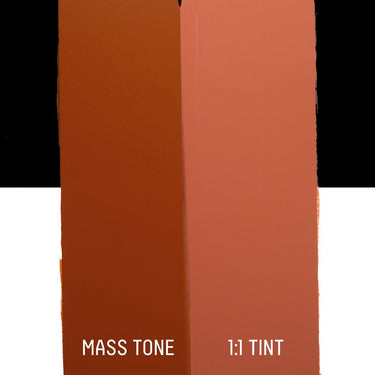 LQX HEAVY BODY ACRYLIC 335 RED OXIDE [DRAWDOWN]