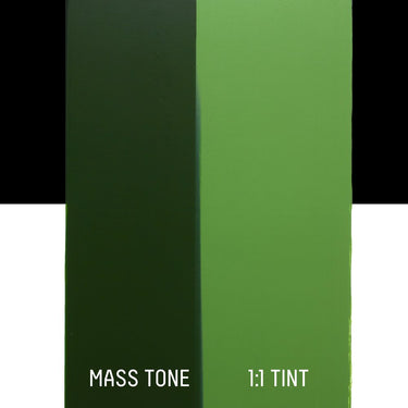 LQX HEAVY BODY ACRYLIC 315 SAP GREEN PERMANENT [DRAWDOWN]