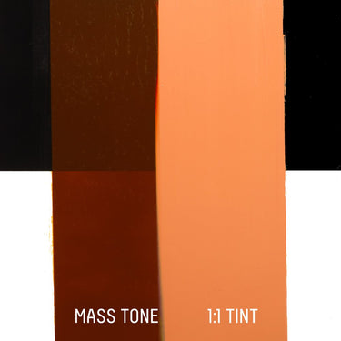 LQX HEAVY BODY ACRYLIC 129 TRANSPARENT BURNT SIENNA [DRAWDOWN]