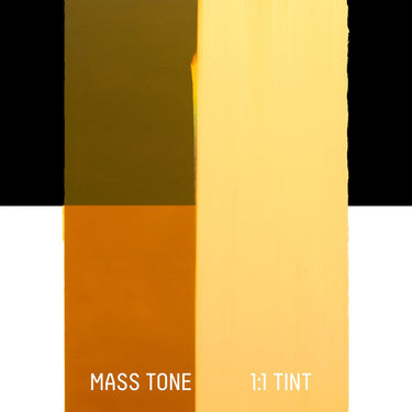 LQX HEAVY BODY ACRYLIC 332 TRANSPARENT RAW SIENNA [DRAWDOWN]