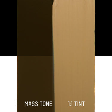 LQX HEAVY BODY ACRYLIC 333 TRANSPARENT RAW UMBER [DRAWDOWN]