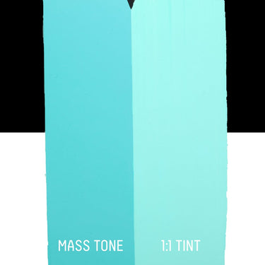 LQX HEAVY BODY ACRYLIC 770 LIGHT BLUE PERMANENT [DRAWDOWN]