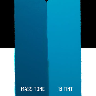 LQX HEAVY BODY ACRYLIC 275 MANGANESE BLUE HUE [DRAWDOWN]
