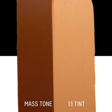 LQX HEAVY BODY ACRYLIC 127 BURNT SIENNA [DRAWDOWN]