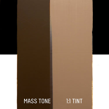 LQX HEAVY BODY ACRYLIC 128 BURNT UMBER [DRAWDOWN]