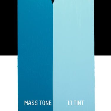 LQX HEAVY BODY ACRYLIC 164 CERULEAN BLUE [DRAWDOWN]