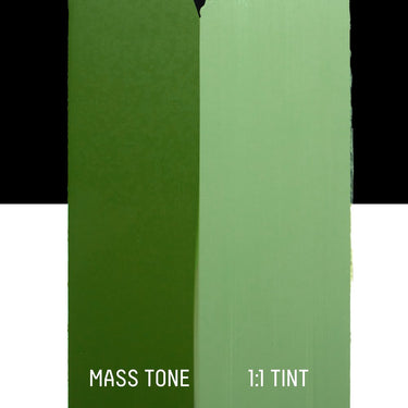 LQX HEAVY BODY ACRYLIC 166 CHROMIUM OXIDE GREEN [DRAWDOWN]