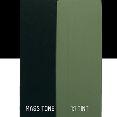 LQX HEAVY BODY ACRYLIC 225 HOOKERS GREEN DEEP HUE PERMANENT [DRAWDOWN]