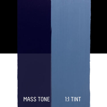 LQX HEAVY BODY ACRYLIC 322 INDANTHRENE BLUE [DRAWDOWN]
