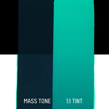 LQX HEAVY BODY ACRYLIC 561 TURQUOISE DEEP [DRAWDOWN]