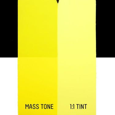 LQX HEAVY BODY ACRYLIC 411 YELLOW LIGHT HANSA [DRAWDOWN]
