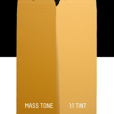 LQX HEAVY BODY ACRYLIC 416 YELLOW OXIDE [DRAWDOWN]