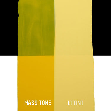 LQX BIO-BASED HEAVY ACRYLIC YELLOW MEDIUM AZO [DRAWDOWN]