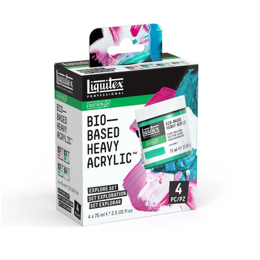 LQX BIO-BASED HEAVY ACRYLIC 4X75ML EXPORE SET [ANGLE 1] 887452060543