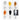 LQX PRO ACRYLIC INK METALLIC SET 6X30ML [COLOR CHART] 887452997498