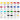 LQX BASICS ACRYLIC 24X22ML BEST SELLERS SET [COLOR CHART] 887452028543