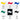 LQX BASICS ACRYLIC FLUID 6X118ML [COLOR CHART] 887452056546