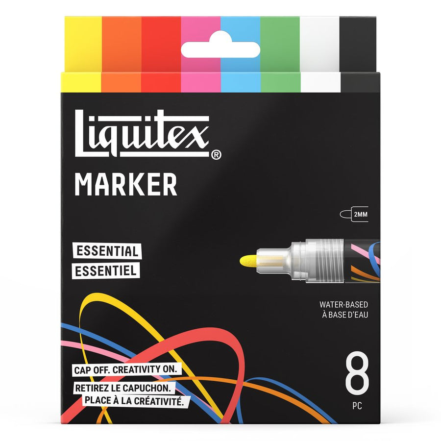 LQX MARKER 8X2MM ESSENTIAL SET [FRONT] 887452065593