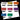 LQX MARKER 8X2MM METALLIC SET [SWATCHES] 887452065623
