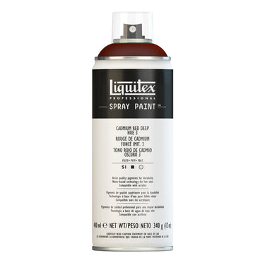 LQX SPRAY PAINT 400ML 311 CADMIUM RED DEEP HUE 3 884955023969