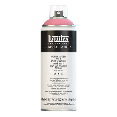 LQX SPRAY PAINT 400ML 311 CADMIUM RED DEEP HUE 6 884955023976