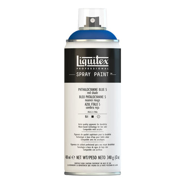 LQX SPRAY PAINT 400ML 316 PHTHALOCYANINE BLUE 5 RED SHADE 884955024195