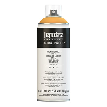 LQX SPRAY PAINT 400ML 720 CADMIUM ORANGE HUE 5 884955023860