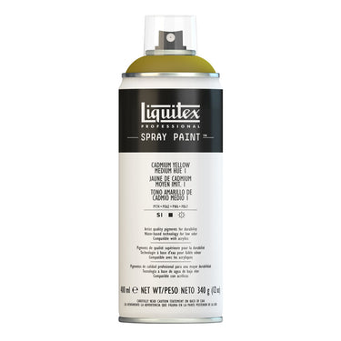 LQX SPRAY PAINT 400ML 830 CADMIUM YELLOW MEDIUM HUE 1 884955023785
