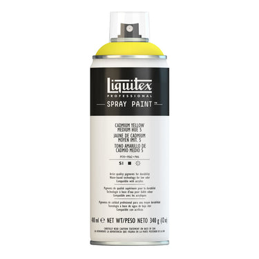 LQX SPRAY PAINT 400ML 830 CADMIUM YELLOW MEDIUM HUE 5 884955023792